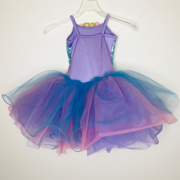 Ballerina Tutu Sequin Dress with Head Piece. Item# 0061 - Picture 2 of 5